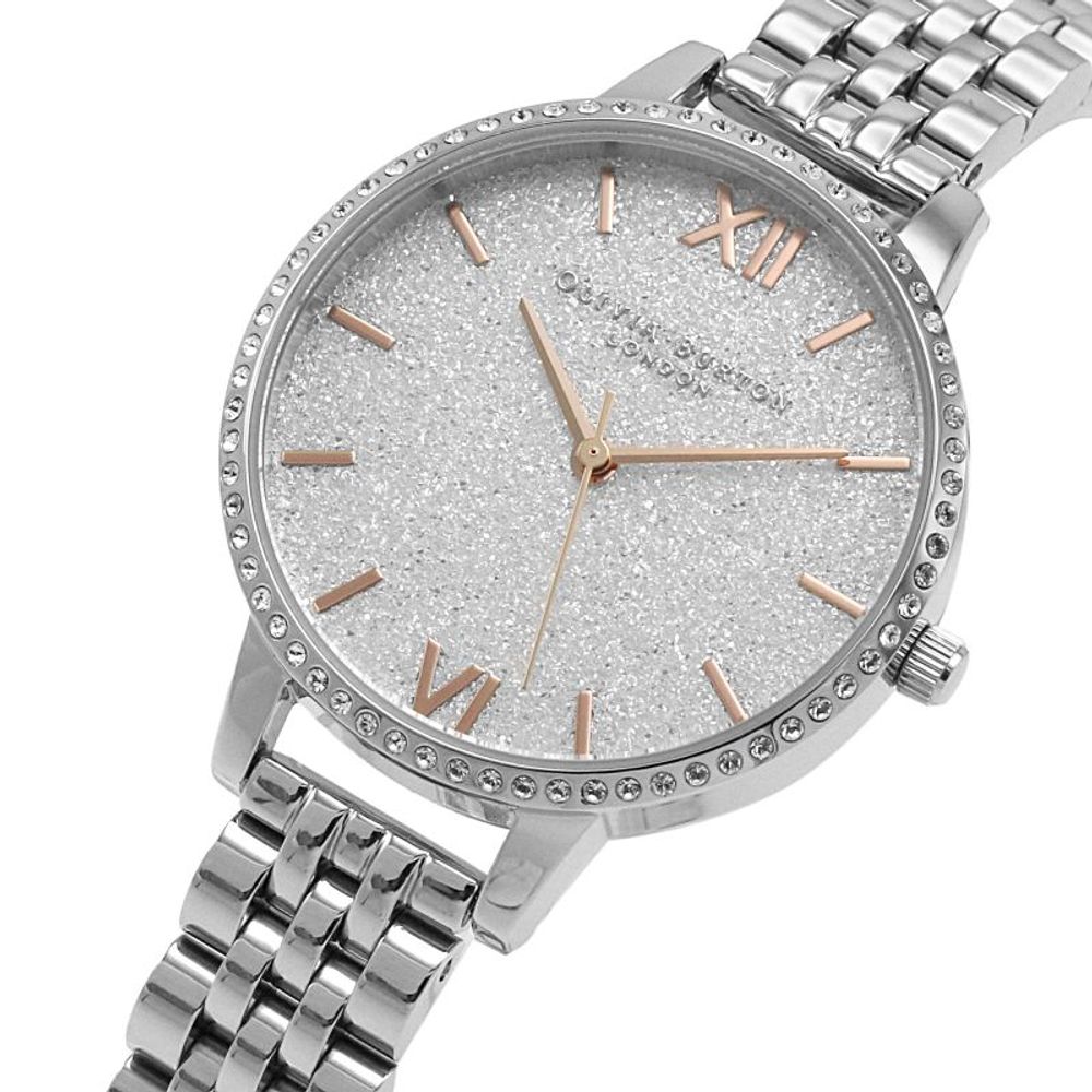 Olivia Burton OB16GD68 Silver Stainless Steel Watch