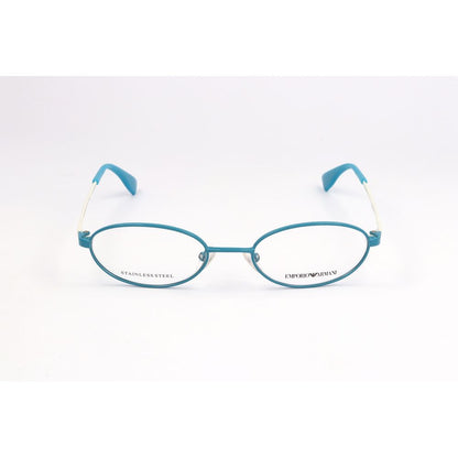 Emporio Armani Blue Stainless Steel Frames