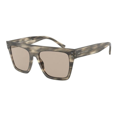 Giorgio Armani AR817759223 Brown Unisex Sunglasses with Polarized Lens