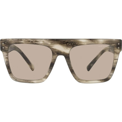 Giorgio Armani AR817759223 Brown Unisex Sunglasses with Polarized Lens