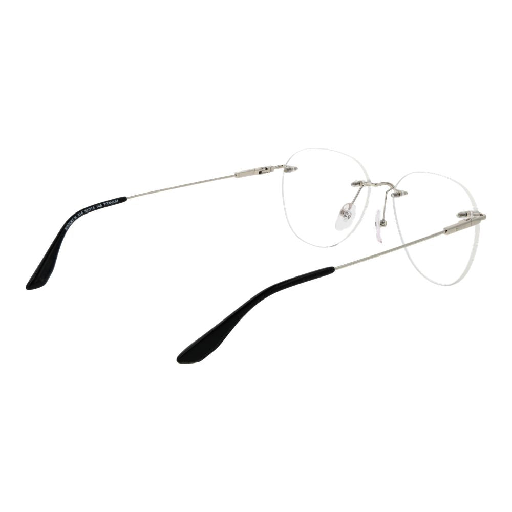 BMW Silver Men Glasses Frame