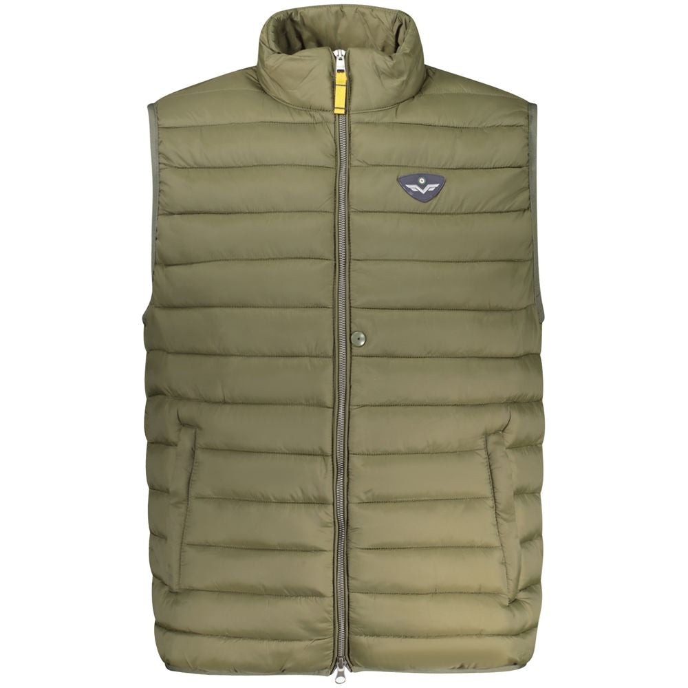 Puffer Jacket by Armata Di Mare for men in polyamide green features a city-ready silhouette, detailed with pockets & insulated and a city-ready .