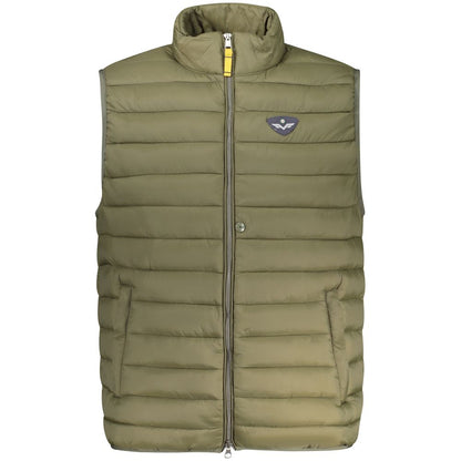 Puffer Jacket by Armata Di Mare for men in polyamide green features a city-ready silhouette, detailed with pockets & insulated and a city-ready .