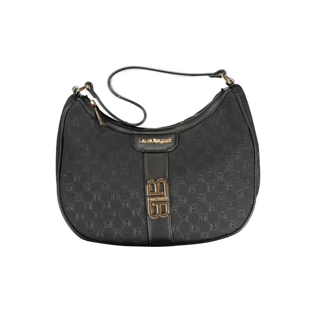 Laura Biagiotti Delray Polyester & Polyurethane Compact Handbag - Black