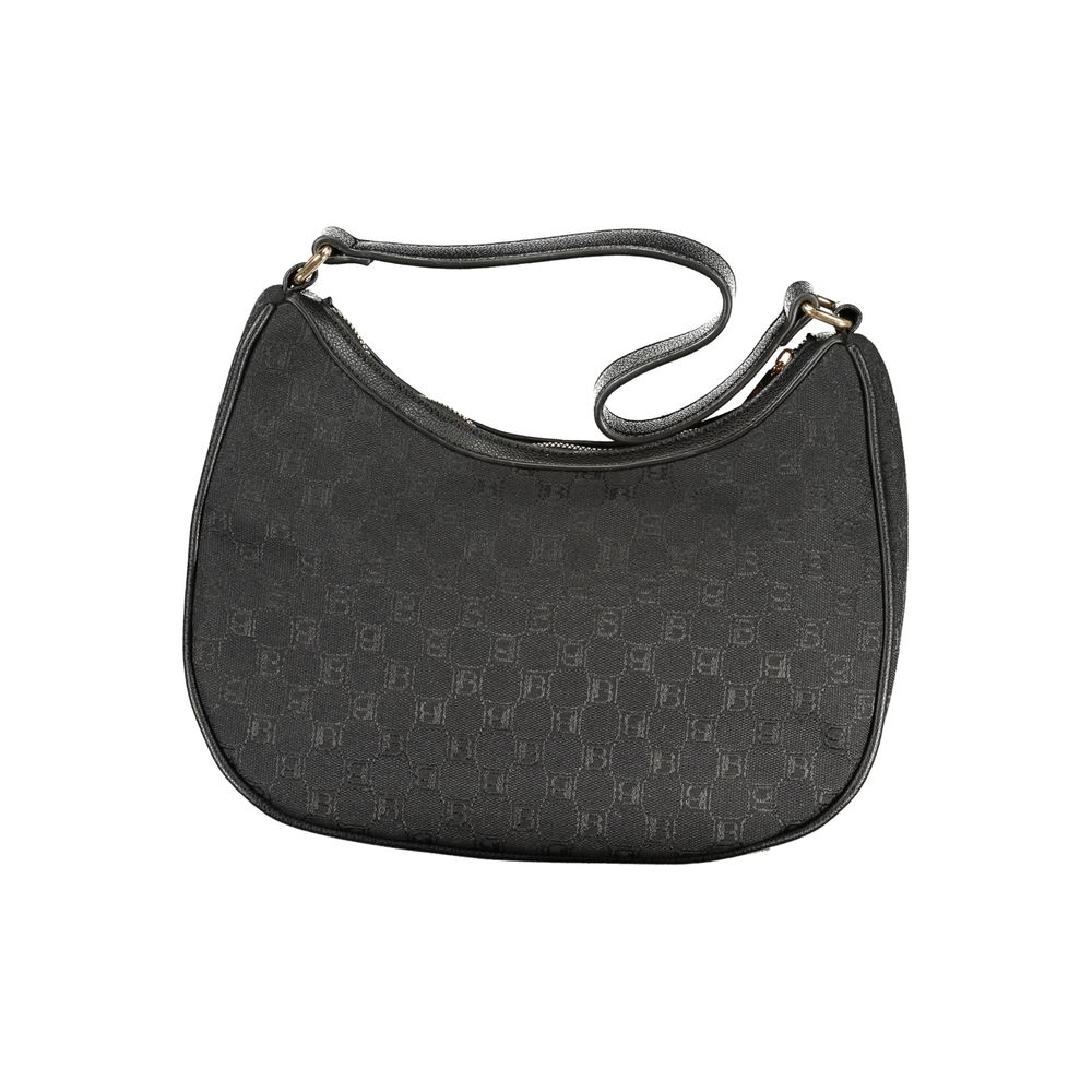Laura Biagiotti Delray Polyester & Polyurethane Compact Handbag - Black