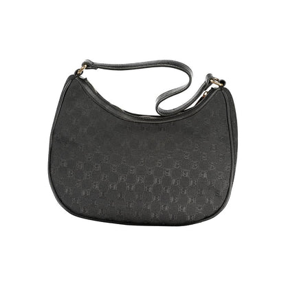 Laura Biagiotti Delray Polyester & Polyurethane Compact Handbag - Black