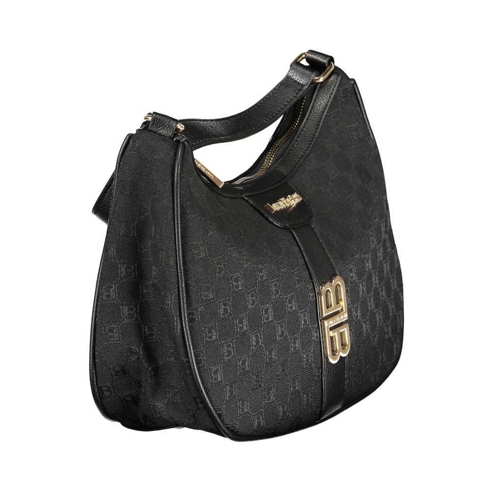 Laura Biagiotti Delray Polyester & Polyurethane Compact Handbag - Black