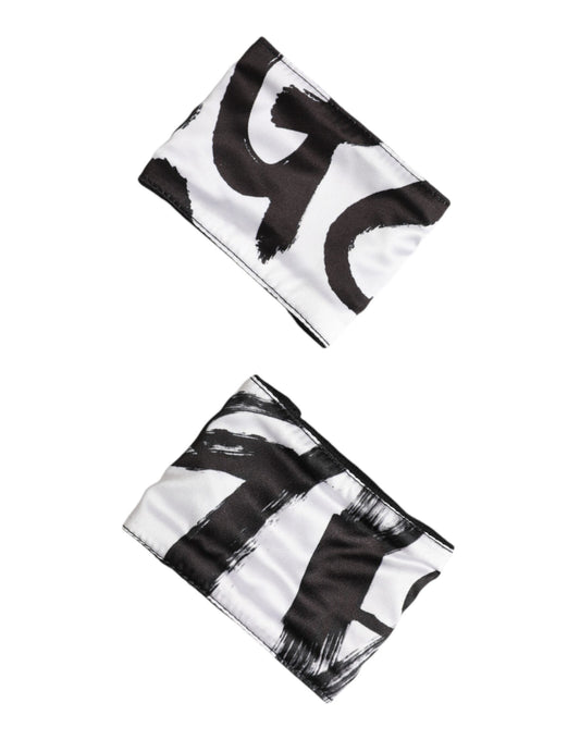 Dolce & Gabbana Men's Silk Bracelet - Black White