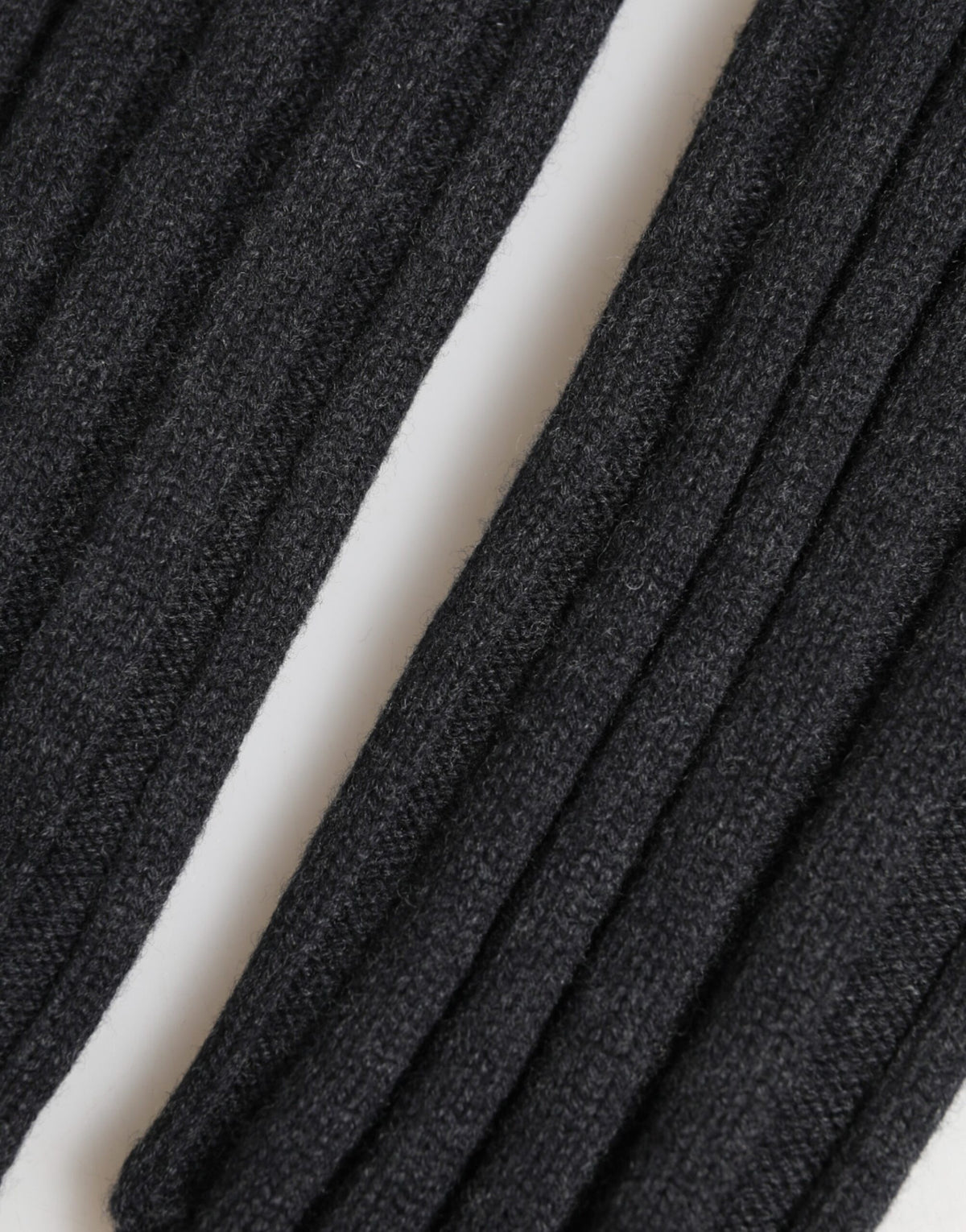 Dolce & Gabbana Virgin Wool Fingerless Gloves - Black