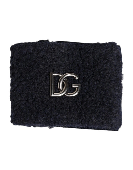 Dolce & Gabbana Men's Stretch Polyamide Polyester Bracelet - Black Signature