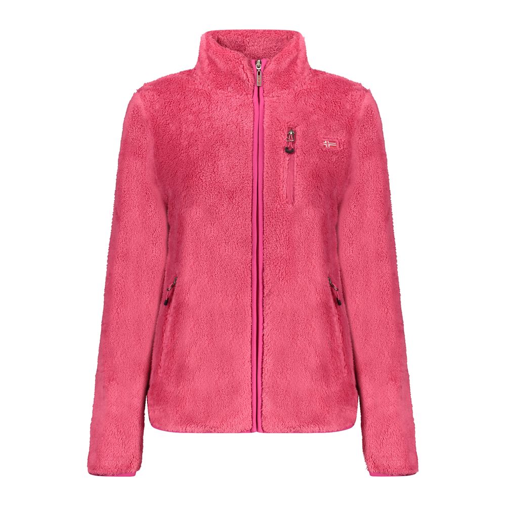 Sweatshirt by Norway 1963 for women in polyester pink presents a smart casual silhouette, featuring a smart casual high-neck neckline and for a sophisticated look.