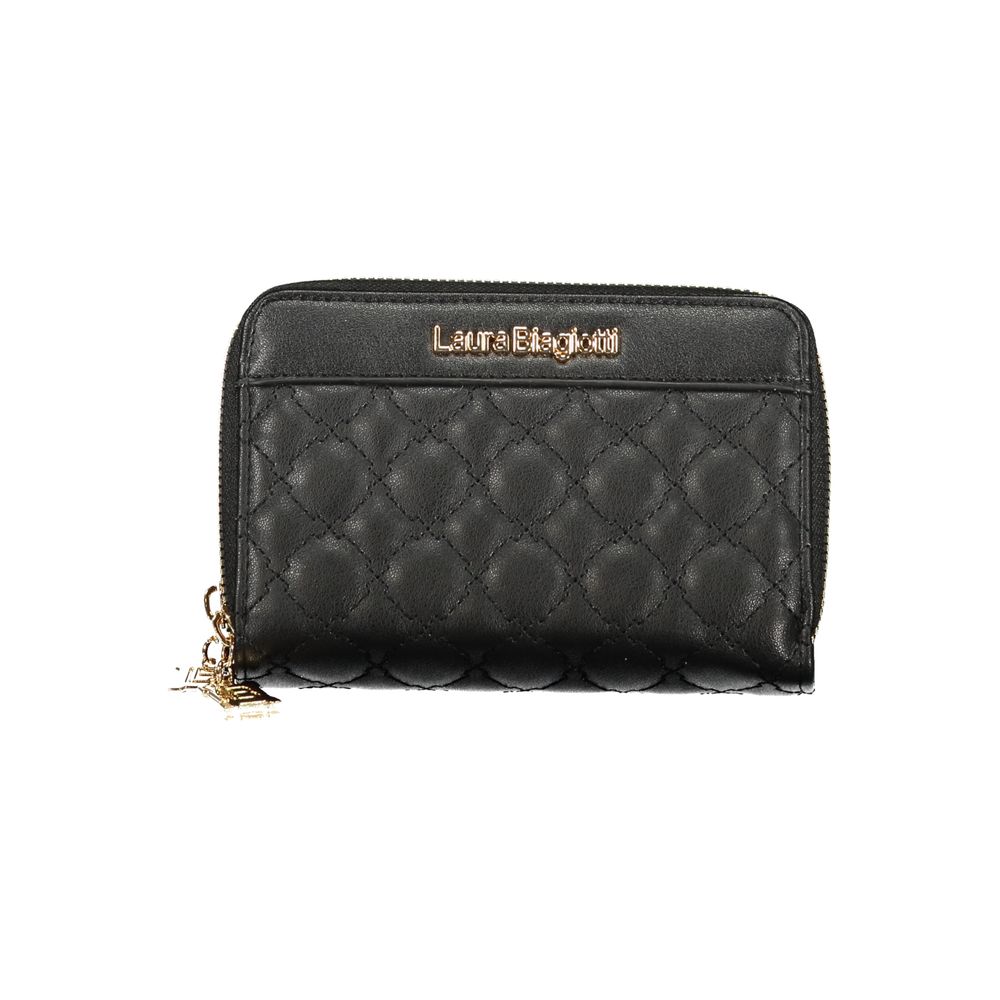 Laura Biagiotti Black Polyethylene Women Wallet