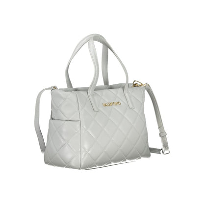Mario Valentino Gray Polyethylene Handbag