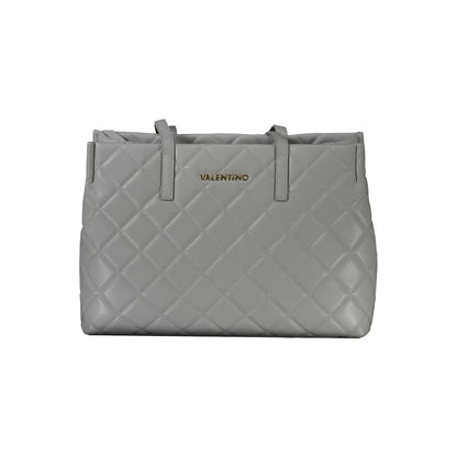 Mario Valentino Gray Polyethylene Handbag