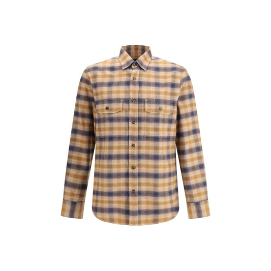 Brioni Multicolor Denim Shirt