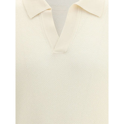 ZEGNA White Cashmere Shirt