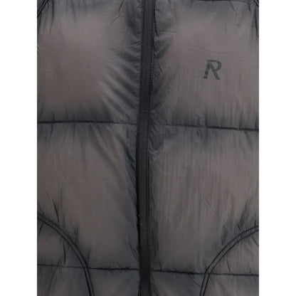 Represent Black Nylon Full-Length Jacket