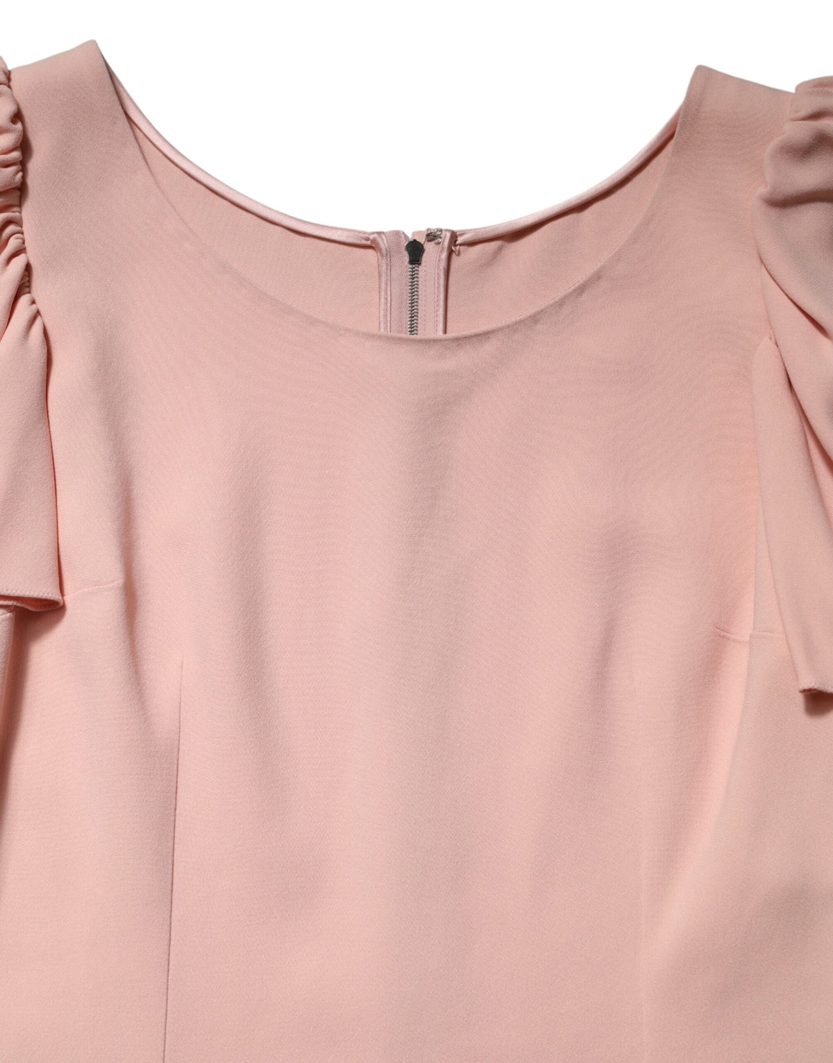 Dolce & Gabbana Women's Short-Sleeve Round Neck Acetate Elastane & Viscose Blouse - Pink