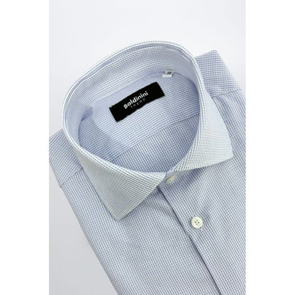 Baldinini Trend Light Blue Cotton Shirt