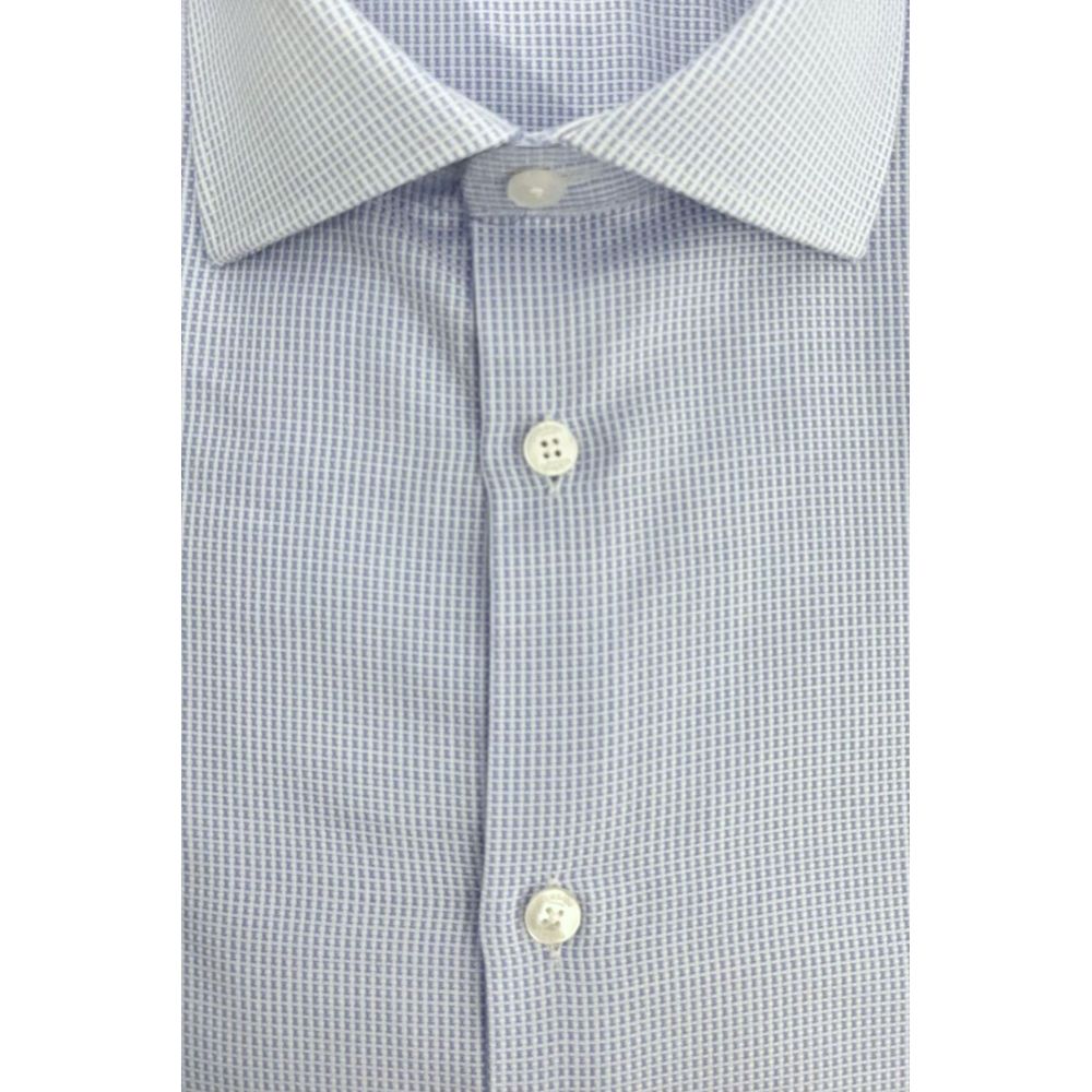 Baldinini Trend Light Blue Cotton Shirt