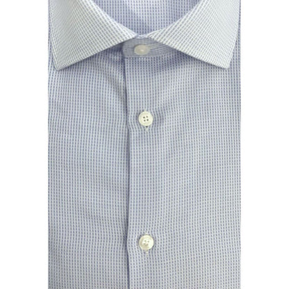 Baldinini Trend Light Blue Cotton Shirt