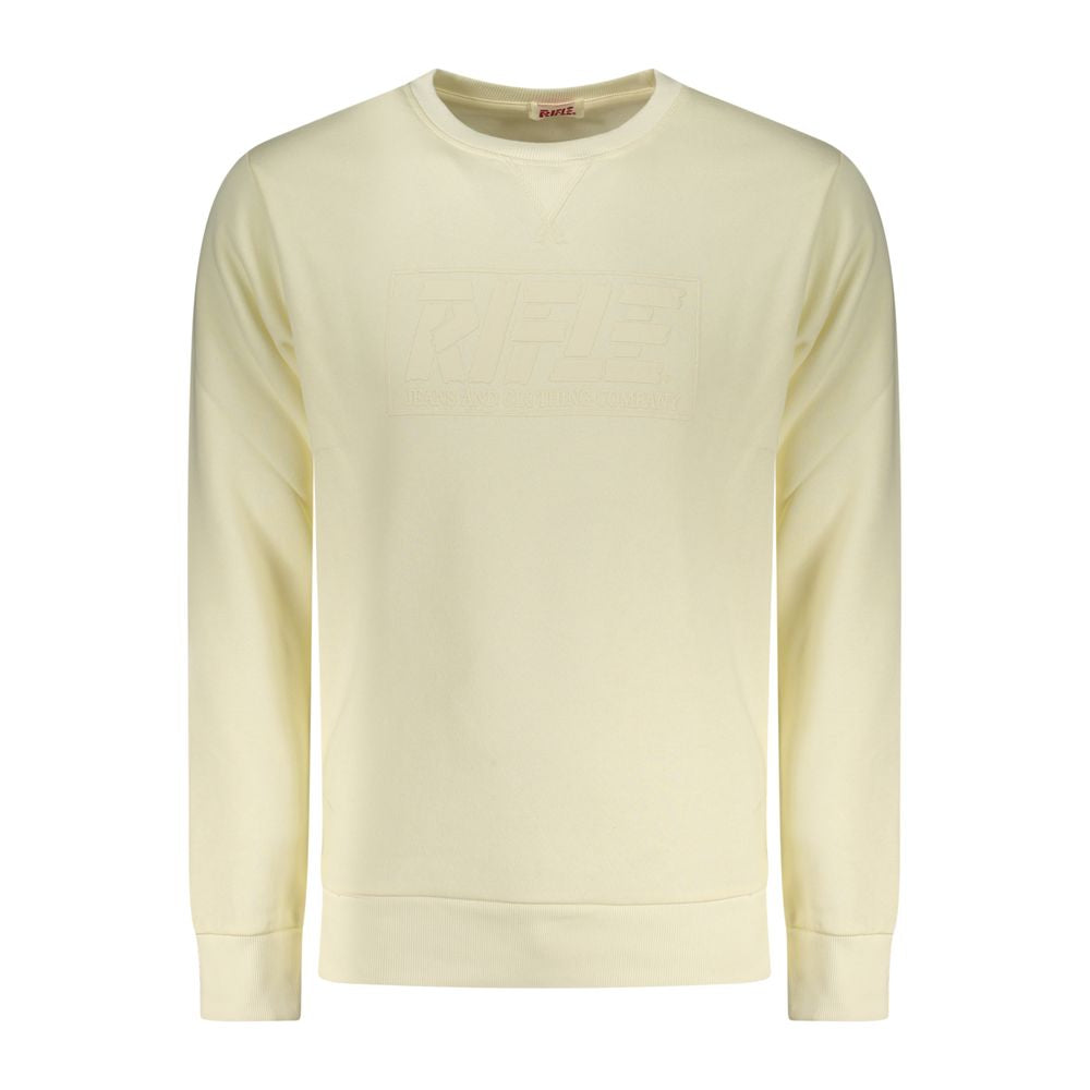 Sweatshirt by Rifle for men in cotton white & print features an magnificent silhouette, showcasing a sophisticated crew neckline and detail for a truly magnificent finish.