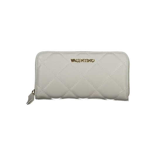 Cardholder Wallet by Mario Valentino for women in polyethylene gray presents a architectural silhouette from the Polyethylene Cardholder Wallet collection, showcasing architectural card-organization compact-design coin-purse for a architectural finish.