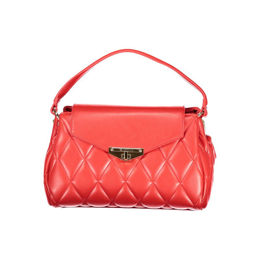 Mario Valentino Red Polyethylene Handbag