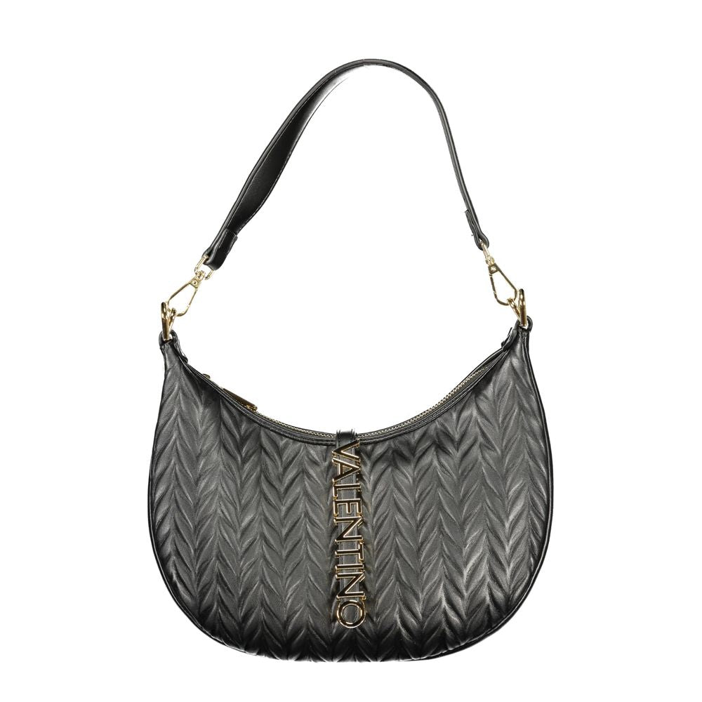 Mario Valentino Polyethylene Shoulder Handbag - Black Signature