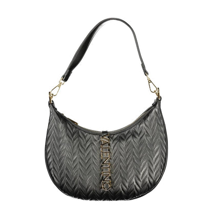 Mario Valentino Polyethylene Shoulder Handbag - Black Signature