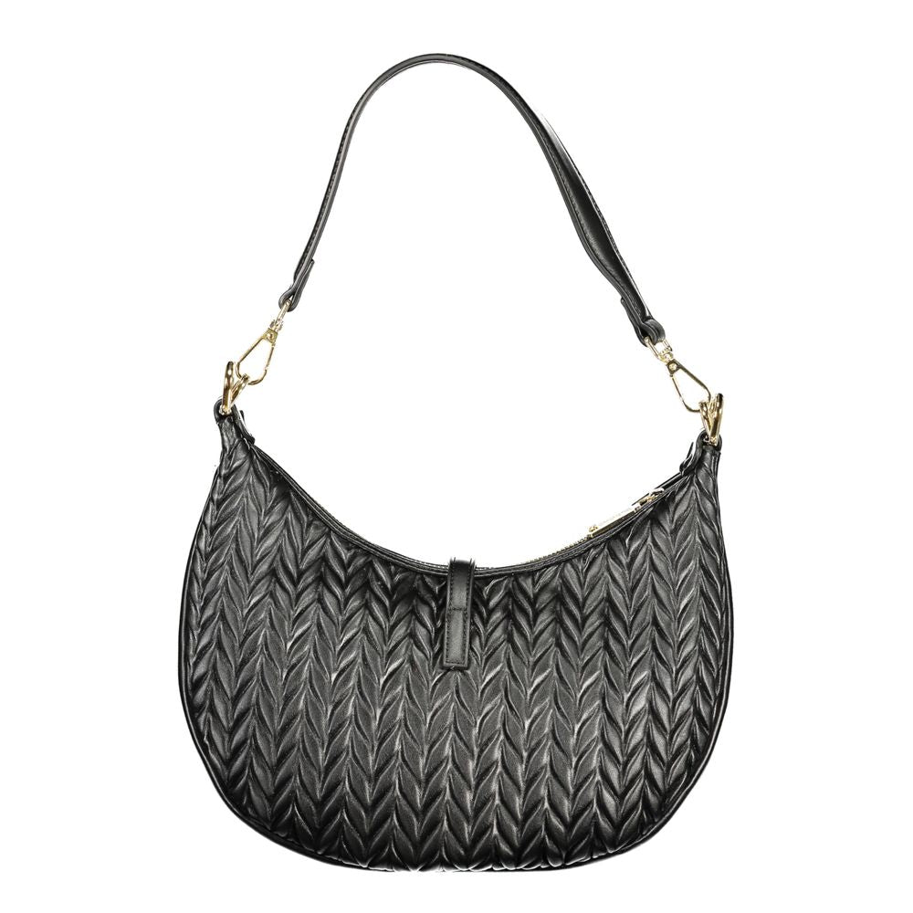 Mario Valentino Polyethylene Shoulder Handbag - Black Signature