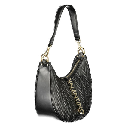 Mario Valentino Polyethylene Shoulder Handbag - Black Signature