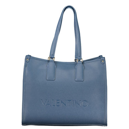 Mario Valentino Polyethylene Handbag - Blue Print