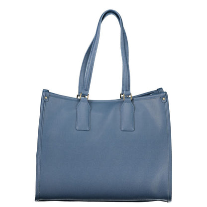 Mario Valentino Polyethylene Handbag - Blue Print