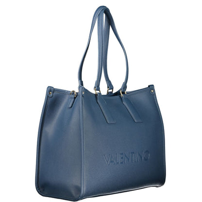 Mario Valentino Polyethylene Handbag - Blue Print