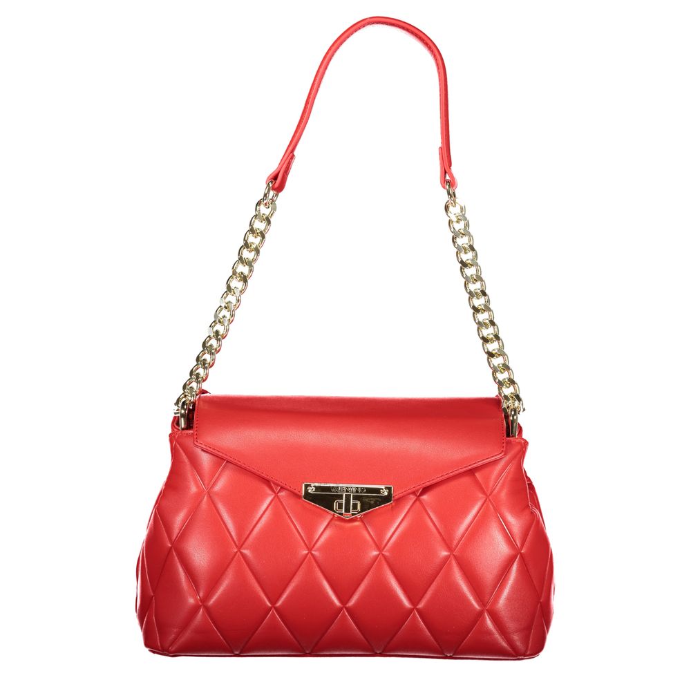 Evening Shoulder Handbag by Mario Valentino for women in polyethylene red & signature features an refined silhouette, showcasing a secure , ample internal-pockets, and versatile shoulder-strap, adjustable-strap & handle for a sophisticated refined aesthetic.