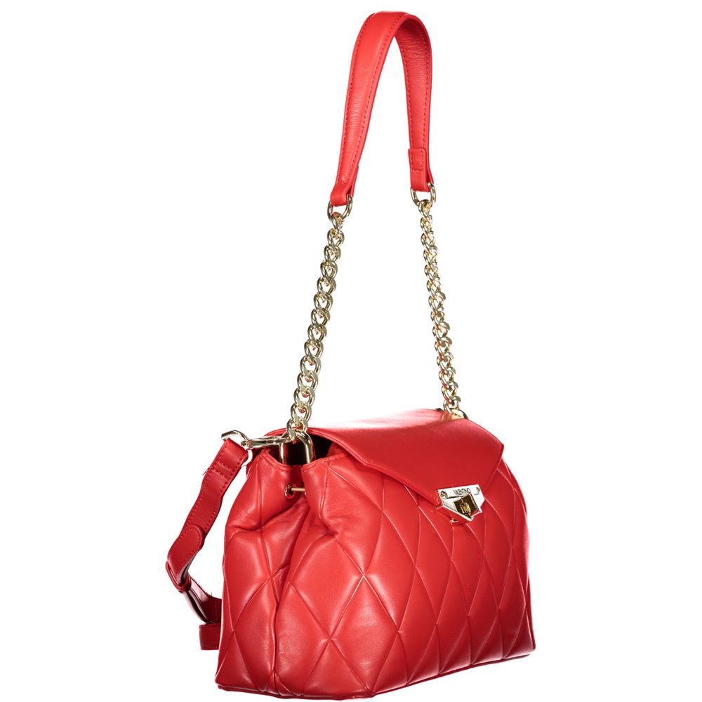 Evening Shoulder Handbag by Mario Valentino for women in polyethylene red & signature features a exquisite silhouette, showcasing a secure and exquisite internal-pockets with versatile shoulder-strap, adjustable-strap & handle for a exquisite finish.