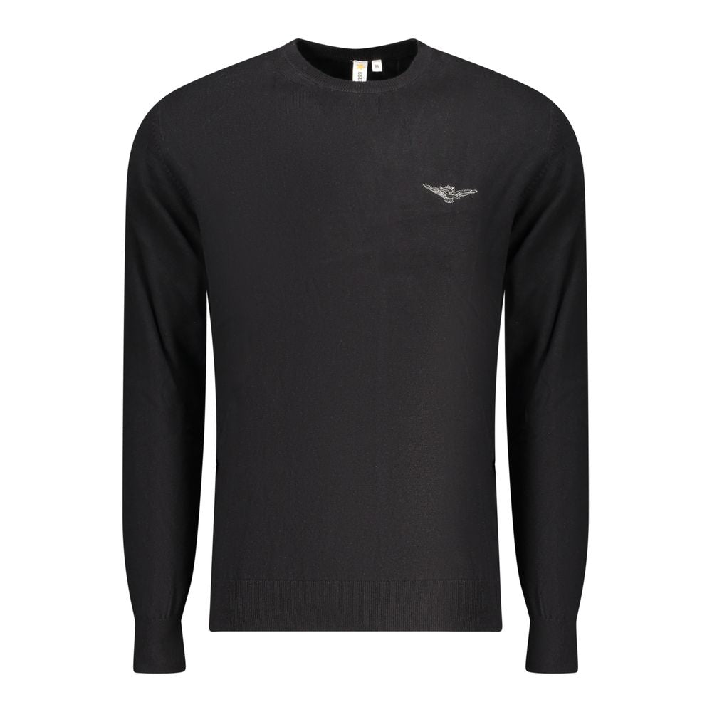 Accademia Militare Black Cotton Sweater