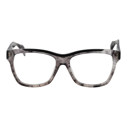 Eyeglasses Frames by Yohji Yamamoto for men in acetate gray features an refined silhouette, showcasing a sophisticated gray coloured frame and refined full-frame frame design for a refined look.
