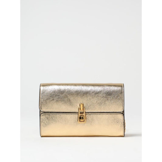 Coccinelle Gold Leather Handbag