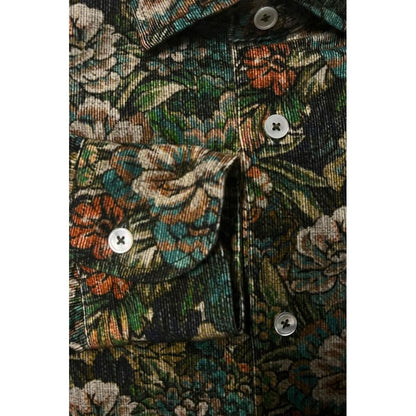 Bagutta Multicolor Cotton Shirt