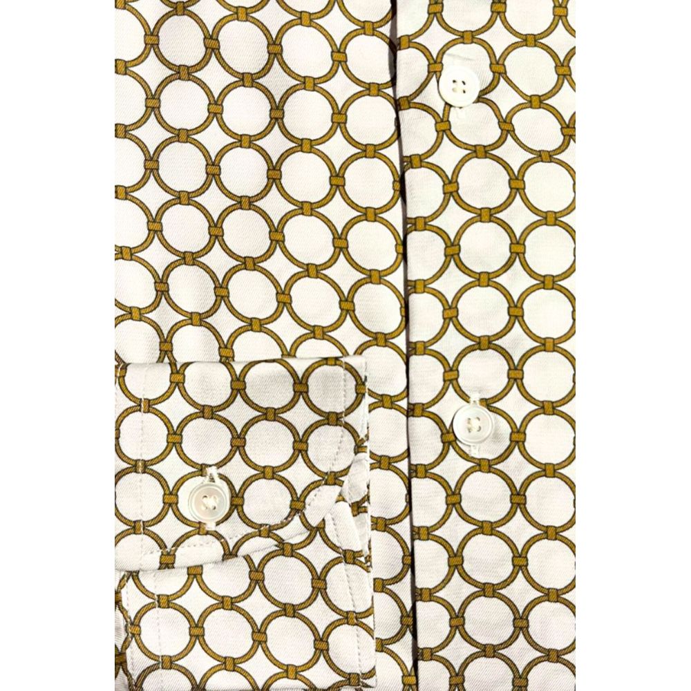 Bagutta White Viscose Shirt