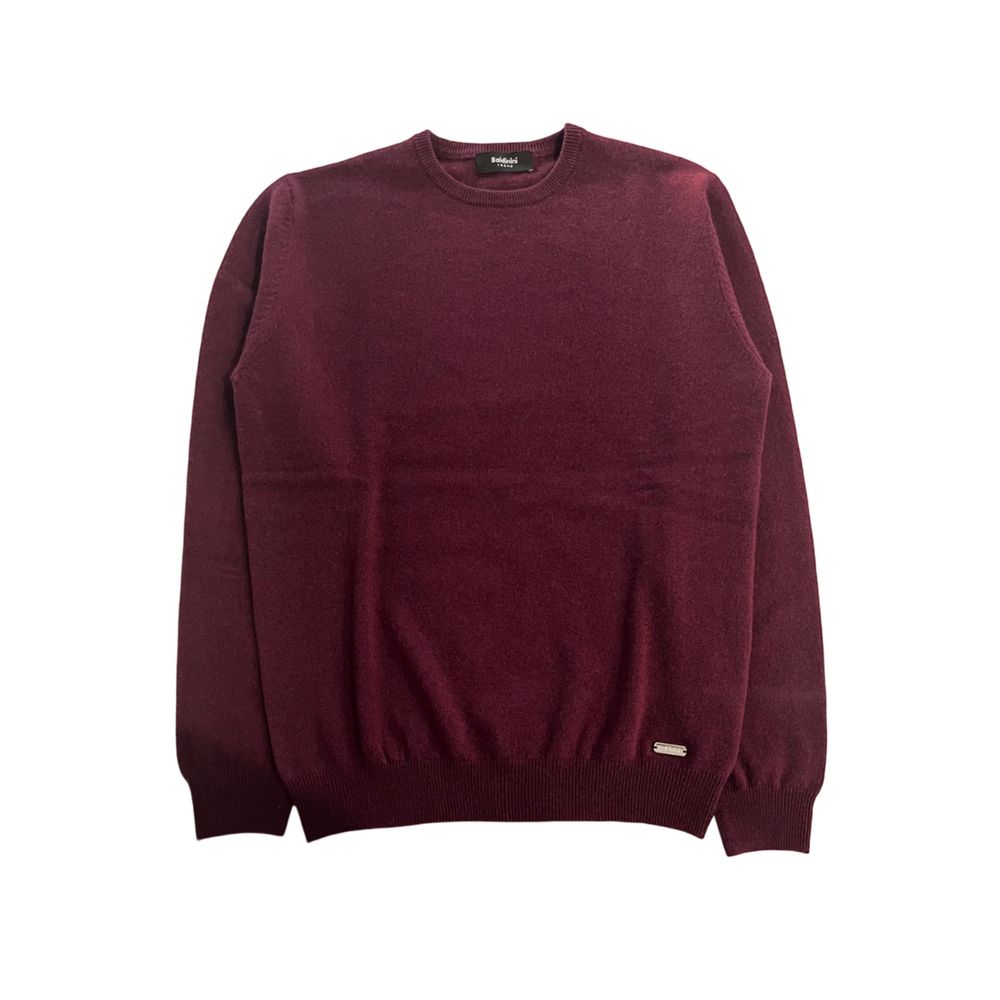 Baldinini Trend Red Cashmere Sweater