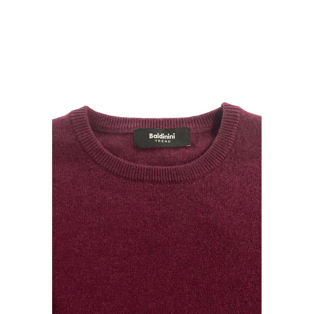 Baldinini Trend Red Cashmere Sweater