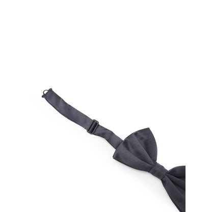 Dolce & Gabbana Gray Silk Bowtie