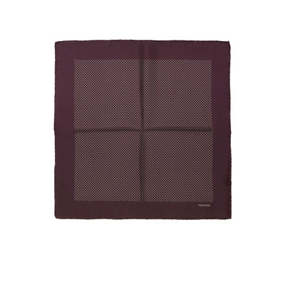 Tom Ford Bordeaux Silk Clutch Bag
