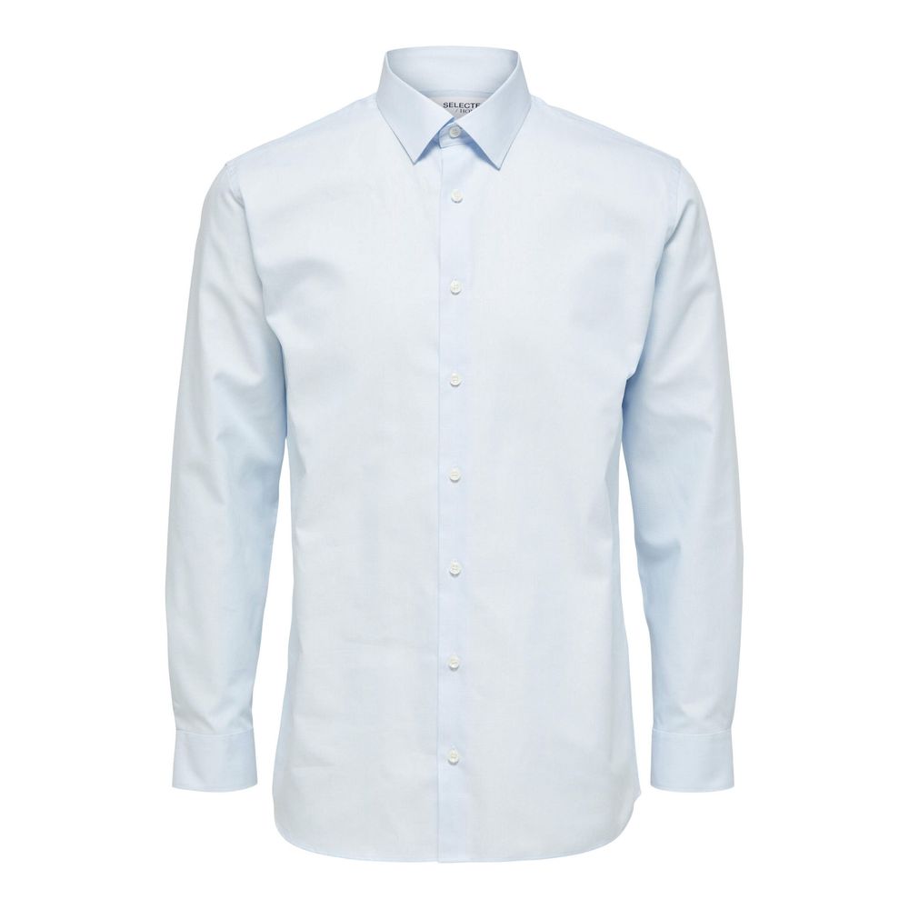 Selected Blue Cotton Dress Shirt