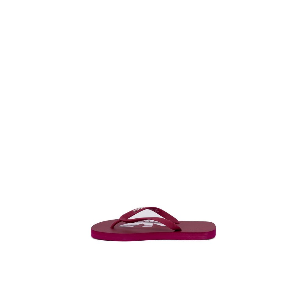 Flip-Flop Sandals by Emporio Armani Underwear for women in rubber red features an architectural design from the Women's Rubber Flip-Flop Sandals collection, defined by a architectural and for a architectural finish.