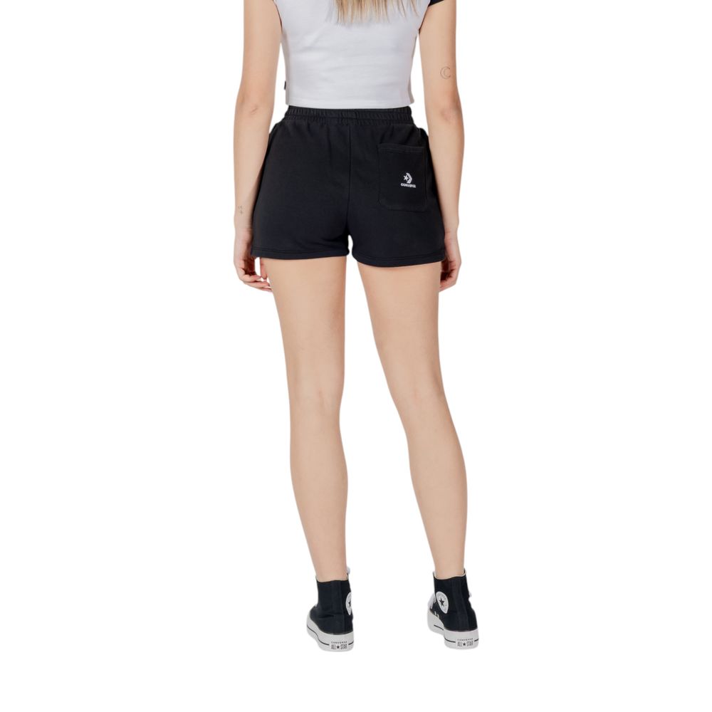 Bermuda Shorts by Converse for women in cotton polyester black showcases a on trend silhouette, featuring a tailored with a classic short and sophisticated for a on trend finish.