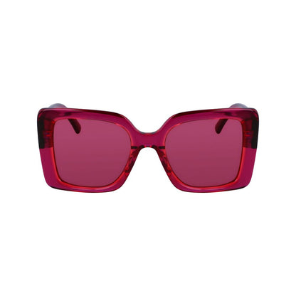 Karl Lagerfeld Red Acetate Sunglasses